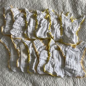 Lot of twelve size small Cloth-eez Workhorse fitted cloth diapers with snaps